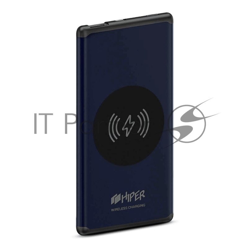 Внешний аккумулятор HIPER NANO V Li-Pol 5000 mAh QI 5W 2.4A 1xUSB 1xType-C, синий