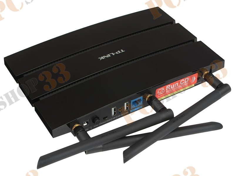 Беспроводной маршрутизатор TP-Link Archer C7 WiFi 1.3Гбит/сек. + 4 порта LAN 1Гбит/сек. + 1 порт WAN 1Гбит/сек. + 2 порта USB2.0