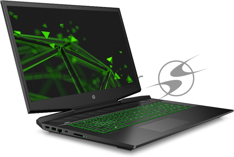Ноутбук HP Pavilion Gaming 17-cd2061ur 17.3 FHD, Intel Core i5-11300H, 16Gb, 512Gb SSD, no ODD, NVidia GTX1650 4Gb, Fre