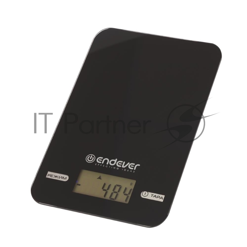 Электронные кухонные весы Endever Skyline KS-527, вес от 2 г до 5 кг. Закаленное стекло повышенной прочности, LCD-дисплей, авто откл.
