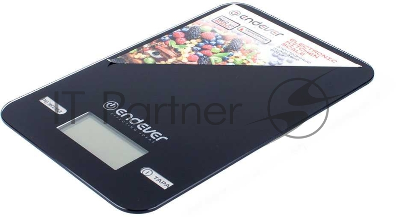 Электронные кухонные весы Endever Skyline KS-527, вес от 2 г до 5 кг. Закаленное стекло повышенной прочности, LCD-дисплей, авто откл.