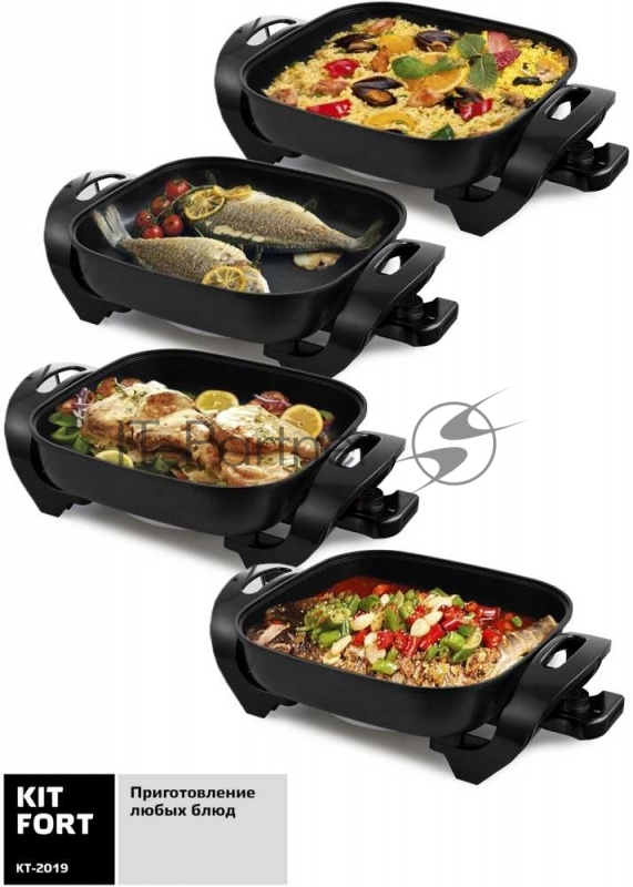 Сковорода электрическая Kitfort КТ-2019