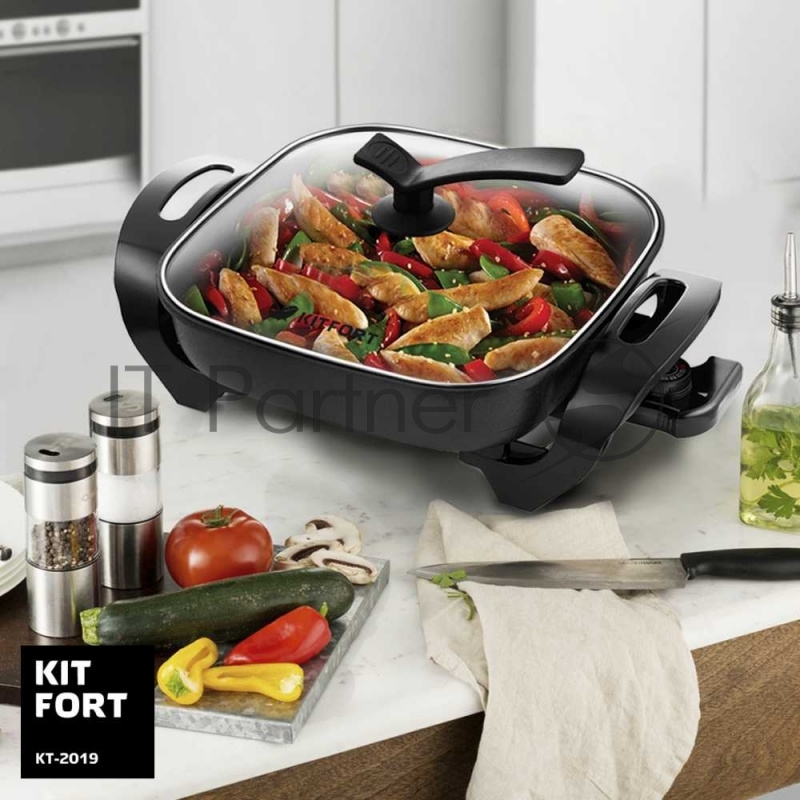 Сковорода электрическая Kitfort КТ-2019