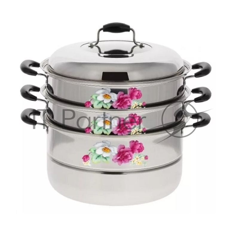 Мантоварка Трехуровневая KELLI KL-4244-30, диаметр 30см (1х4)