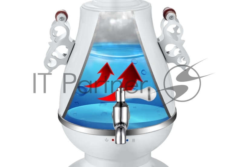 Самовар Centek CT-0091 A (белый+рисунок) 4.0л, 2300Вт, поддерж.t + LED индикатор, керам заварник