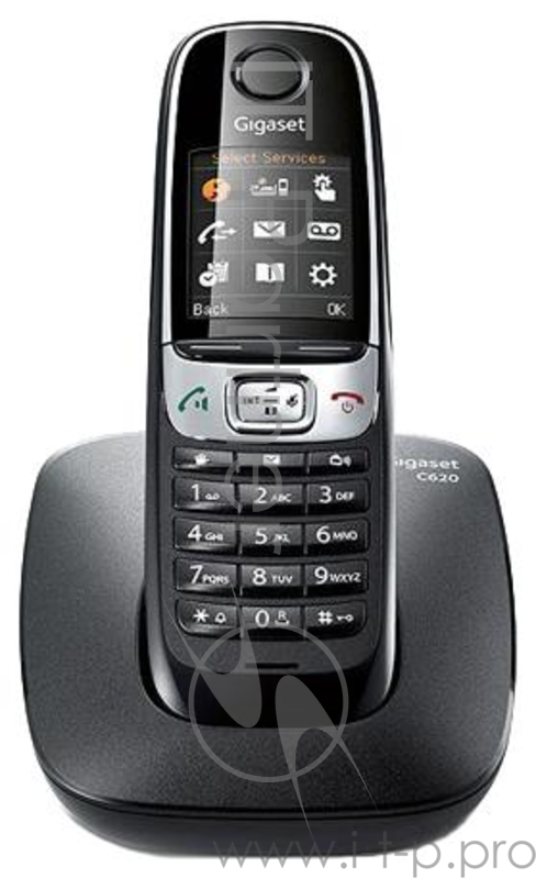 Телефон Gigaset C620 Black Телефон беспроводной (черный)
