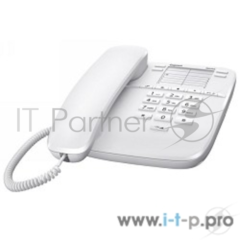 Телефон Gigaset DA310 (IM) WHITE. Телефон проводной (белый)