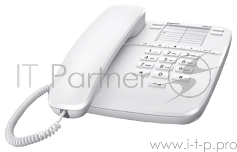 Телефон Gigaset DA310 (IM) WHITE. Телефон проводной (белый)