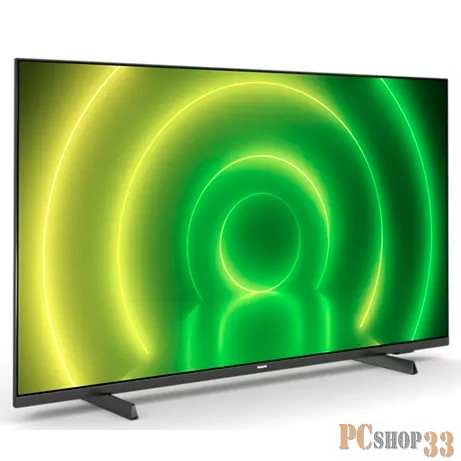 Телевизор LED Philips 55 55PUS7406/60 черный Ultra HD 60Hz DVB-T DVB-T2 DVB-C DVB-S DVB-S2 USB WiFi Smart TV (RUS)