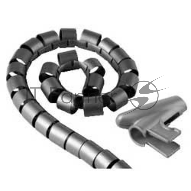 Кабель Hama H-20601 -органайзер 1.5 м 30 мм пластик серебристый