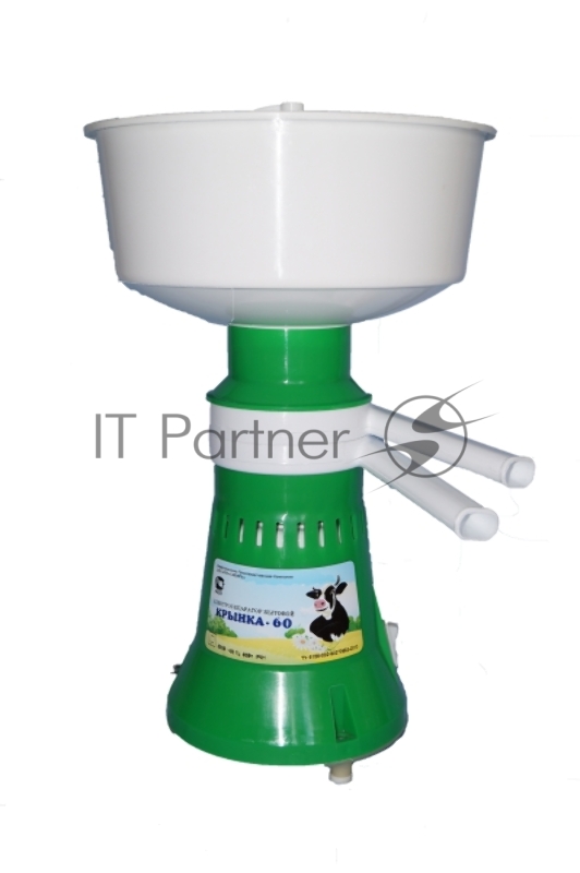 Сепаратор молока Крынка-60, материал барабана нержавеющая сталь, производительность 60 л/ч, приемник молока 5,5 л, частота вращения барабана 12 000 об/мин., коллекторный двигатель, г.Омск
