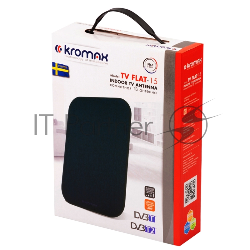 КОМНАТНАЯ АНТЕННА АКТИВНАЯ 15-FLAT TV