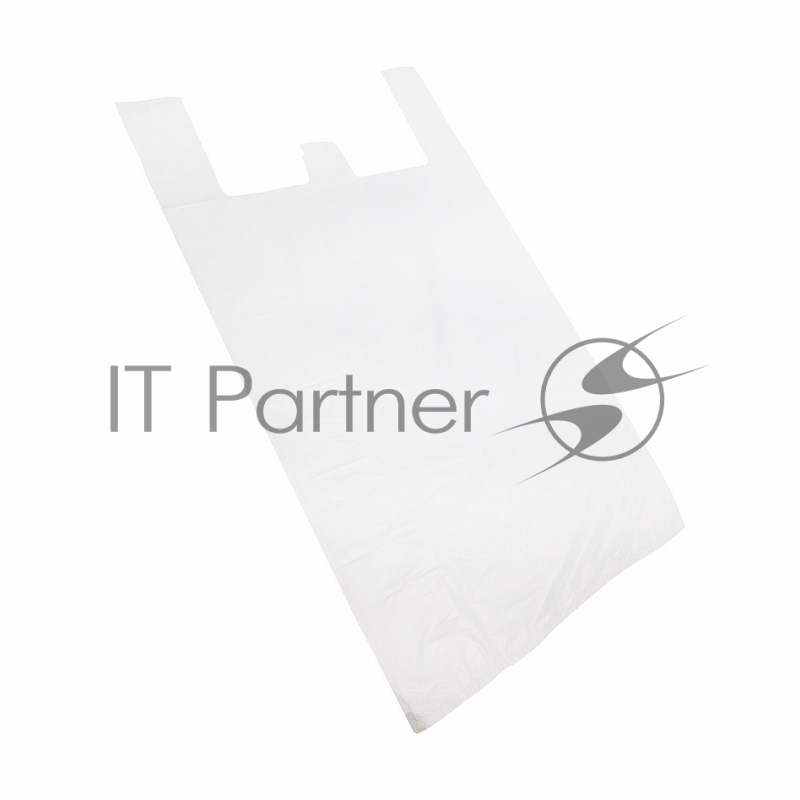 Пакет майка ПНД 30+15*55, 15мкм белая (100шт./уп)