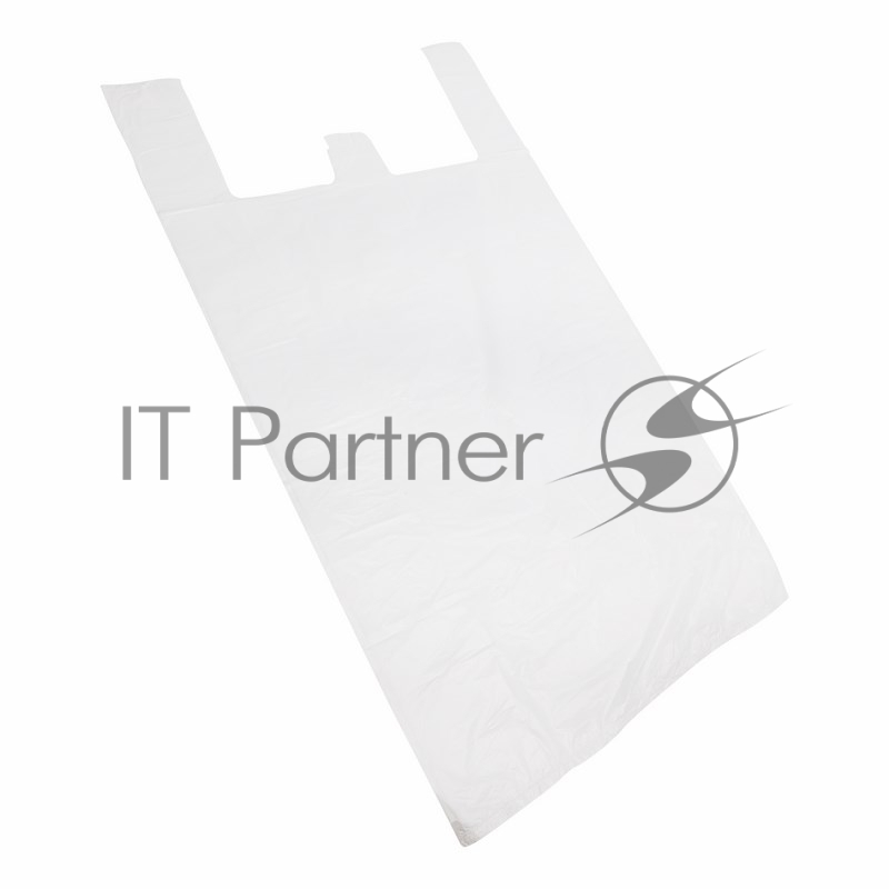 Пакет майка ПНД 42+20*75, 15мкм белая (100шт./уп)