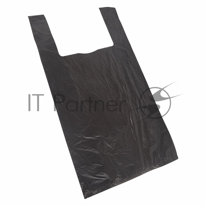 Пакет майка ПНД 42+20*75, 15мкм черная (100шт./уп)