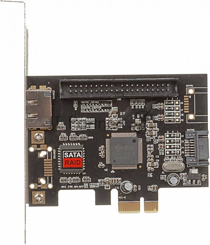 Контроллер PCI-E JMB363 RAID 2xSATA 1xIDE JMB363