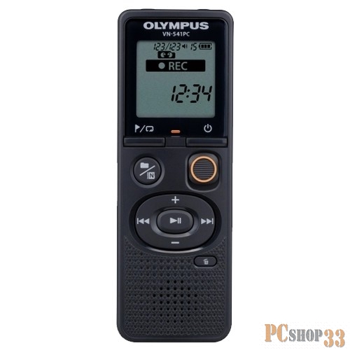 Диктофон OLYMPUS VN-540PC 4Gb черный Диктофон Цифровой