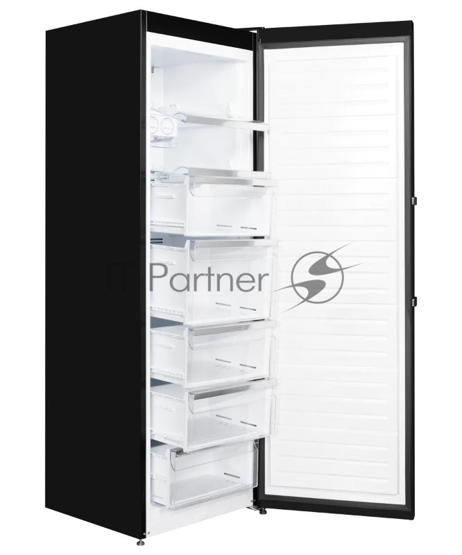 Отдельностоящая морозильная камера Kuppersberg NFS 186 BK, габариты (ВхШxГ): 1860х595X650 мм, объем 280л, 41 дБ, No frost, ледогенератор, черный