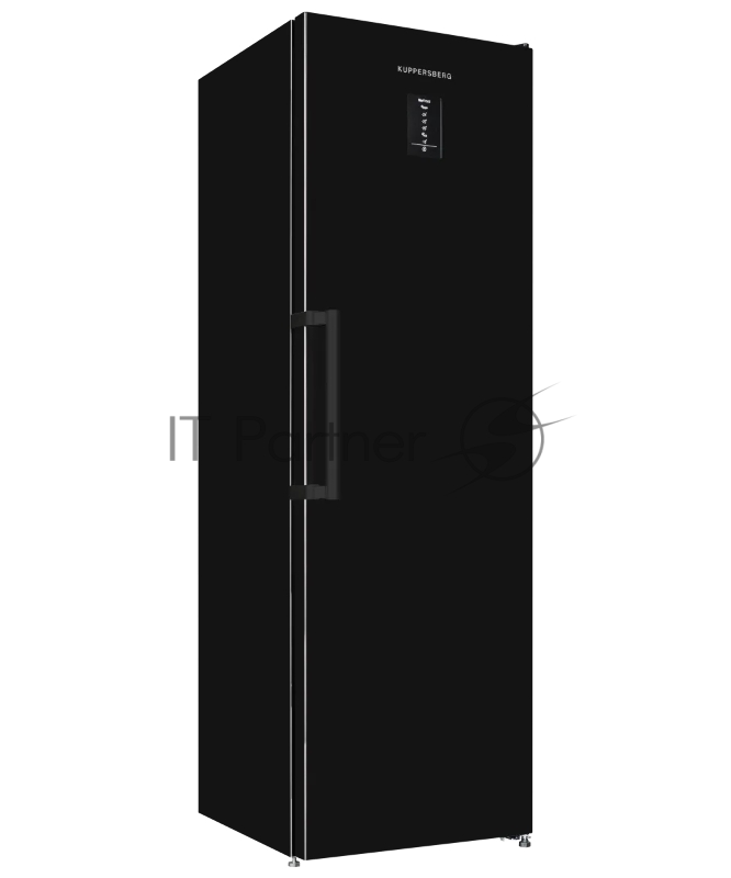 Отдельностоящая морозильная камера Kuppersberg NFS 186 BK, габариты (ВхШxГ): 1860х595X650 мм, объем 280л, 41 дБ, No frost, ледогенератор, черный