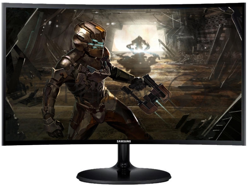 Монитор 23.5 Samsung C24F390FHI черный VA LED 16:9 HDMI матовая 250cd 178гр/178гр 1920x1080 D-Sub FHD 3.3кг