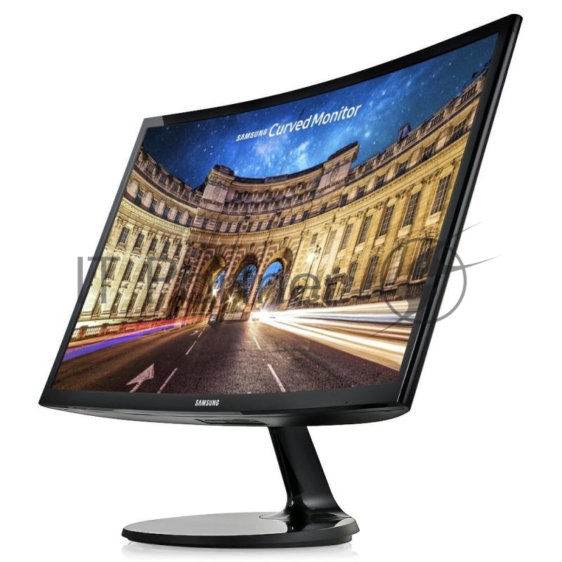 Монитор 23.5 Samsung C24F390FHI черный VA LED 16:9 HDMI матовая 250cd 178гр/178гр 1920x1080 D-Sub FHD 3.3кг