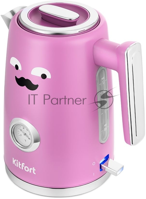 Чайник электрический Kitfort КТ-6144-1 1.7л. 2200Вт лавандовый (корпус: пластик)