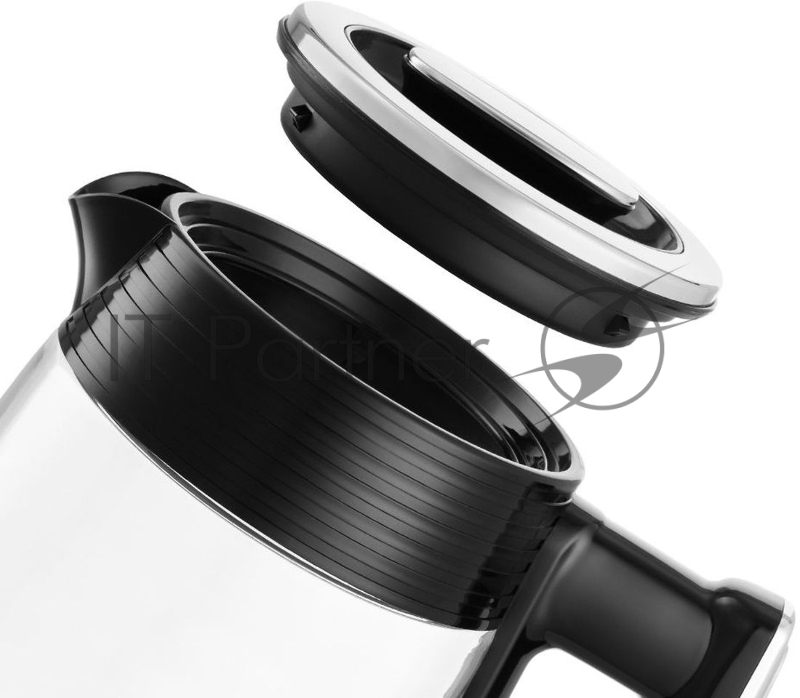 Чайник электрический Kitfort КТ-6141 1.7л. 2200Вт черный (корпус: стекло)