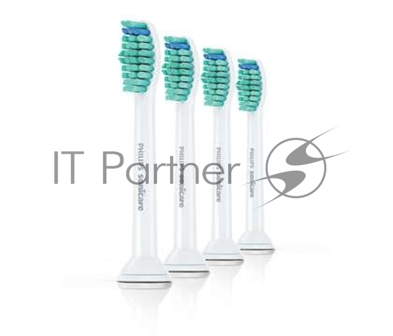 Насадка для зубных щеток Philips Sonicare ProResults HX6014/07 (упак.:4шт) для з/щ серии HealthyWhite, FlexCare, DiamondClean, EasyClean, FlexCare Platinum, FlexCare+, For Kids