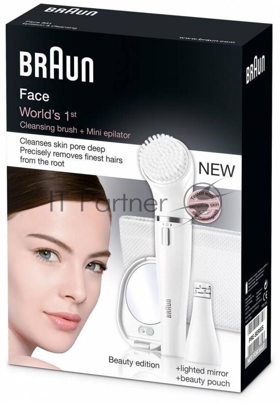 Эпилятор Braun SE831 скор.:1 насад.:1 от аккум. белый