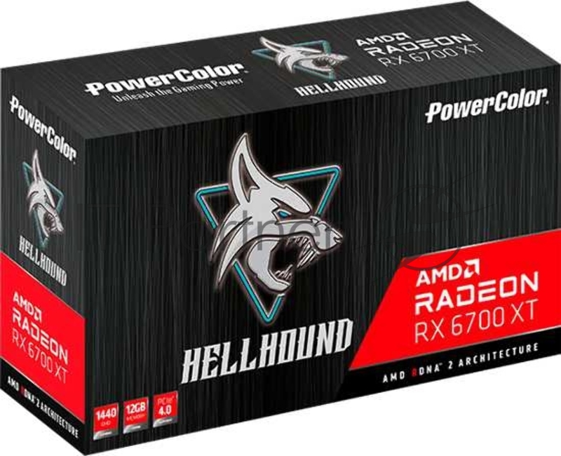Видеокарта POWERCOLOR AXRX 6700XT 12GBD6-3DH Radeon RX 6700XT 12288Mb 192 GDDR6 2424/16000/HDMIx1/DPx3/HDCP Ret