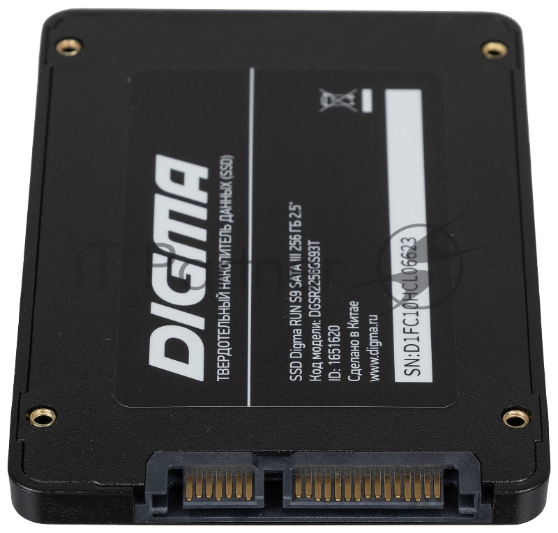 Накопитель SSD Digma SATA III 256Gb DGSR2256GS93T Run S9 2.5