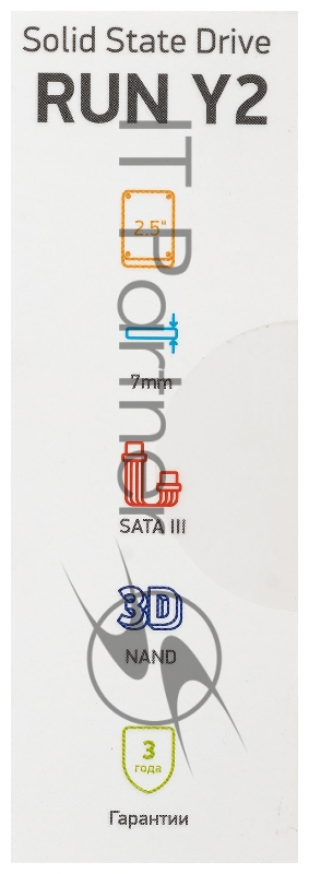 Накопитель SSD Digma SATA III 128Gb DGSR2128GY23T Run Y2 2.5