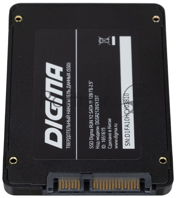 Накопитель SSD Digma SATA III 128Gb DGSR2128GY23T Run Y2 2.5