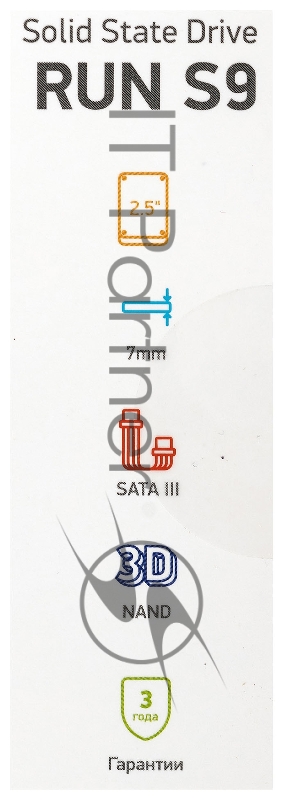 Накопитель SSD Digma SATA III 512Gb DGSR2512GS93T Run S9 2.5