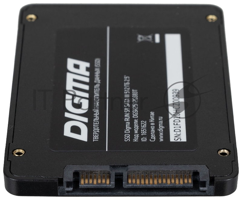 Накопитель SSD Digma SATA III 512Gb DGSR2512GS93T Run S9 2.5