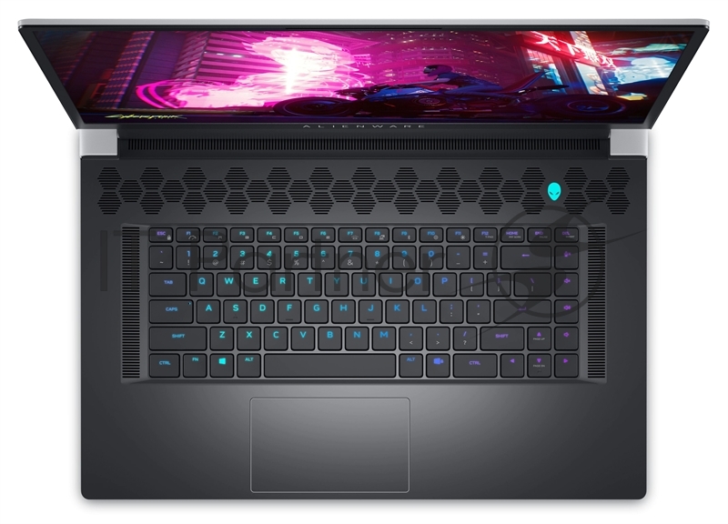 Ноутбук Alienware x17 R1 Core i7 11800H/32Gb/SSD512Gb/NVIDIA GeForce RTX 3080 16Gb/17.3 WVA/FHD (1920x1080)/Windows 10 Home/silver/WiFi/BT/Cam