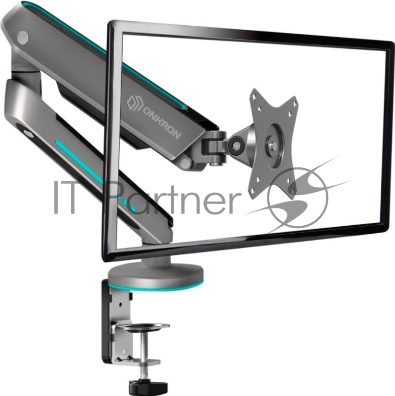 Аксессуар для монитора ARM SINGLE 13-34 GM25 GRAY ONKRON