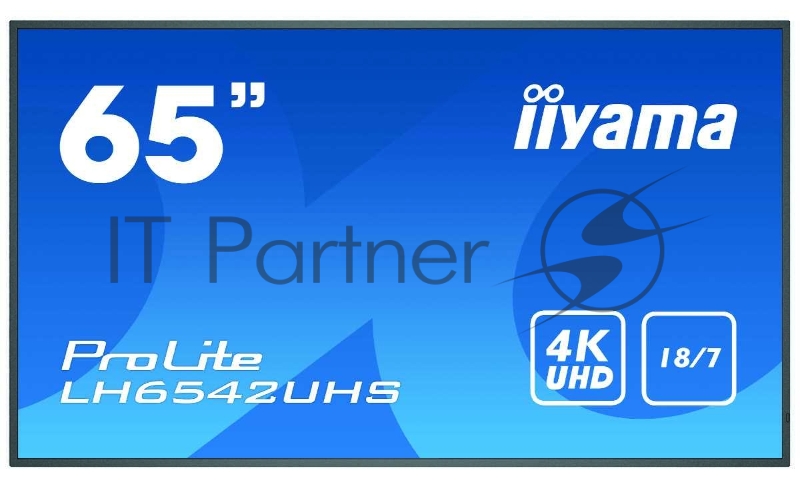 Широкоформатный дисплей (LFD) Iiyama 64.5 16:9 3840x2160(4K UHD) IPS