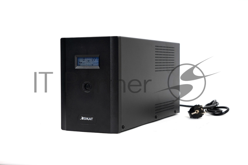 Источник бесперебойного питания SKAT-UPS 3000/1800 1800 Вт, с АКБ 9 Ач 4 шт, меандр. стабилизация напряжения