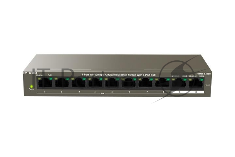 Коммутатор 10PORT 10/100M F1110P-8-102W IP-COM