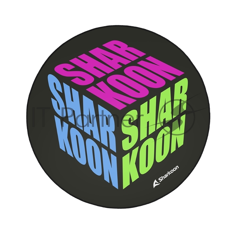 Sharkoon Skiller SFM11 Cube Коврик для игрового кресла (полиэстер, 5 мм, диаметр 120 см)