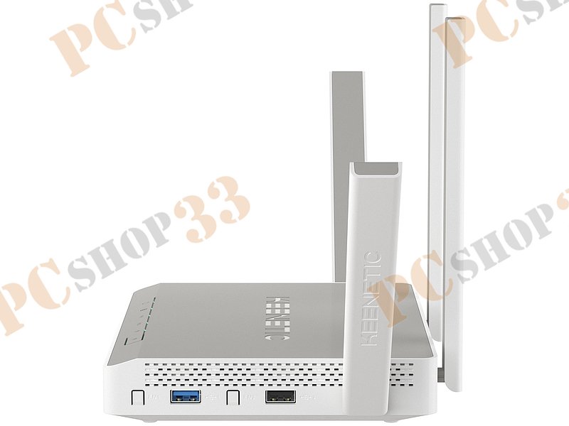 Беспроводной маршрутизатор KEENETIC Giga WiFi 867Мбит/сек. + 4 порта LAN 1Гбит/сек. + 1 порт WAN 1Гбит/сек./SFP + 1 порт USB2.0 + 1 порт USB3.0