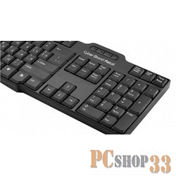 Клавиатура CBR KB 115D Black USB, Клавиатура 104 кл., slim