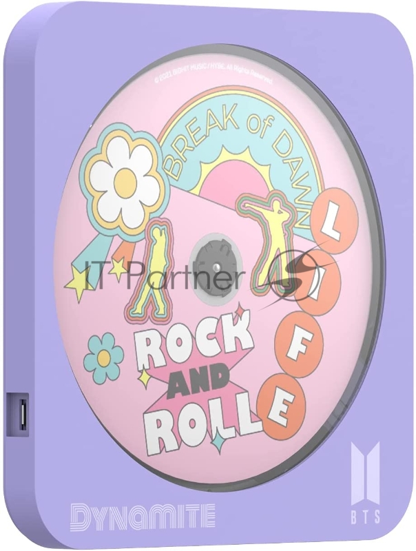 Внешний DVD-привод LG K-POP BTS Dynamite Multi OS DVD writer Violet External Slim ODD GPM2MV10 USB 2.0, M-DISC 4/8x, DVD±R 8x, DVD±RW 8/6x, DVD±R DL 6x, DVD-RAM 5x, CD-RW 24x, CD-R 24x, DVD-ROM 8x, CD 24x, Compatible with Android, Windows, Mac, FireO