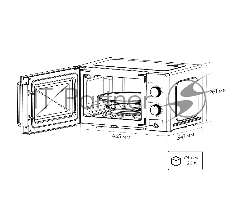 Микроволновая печь LEX FSMO 20.02WH