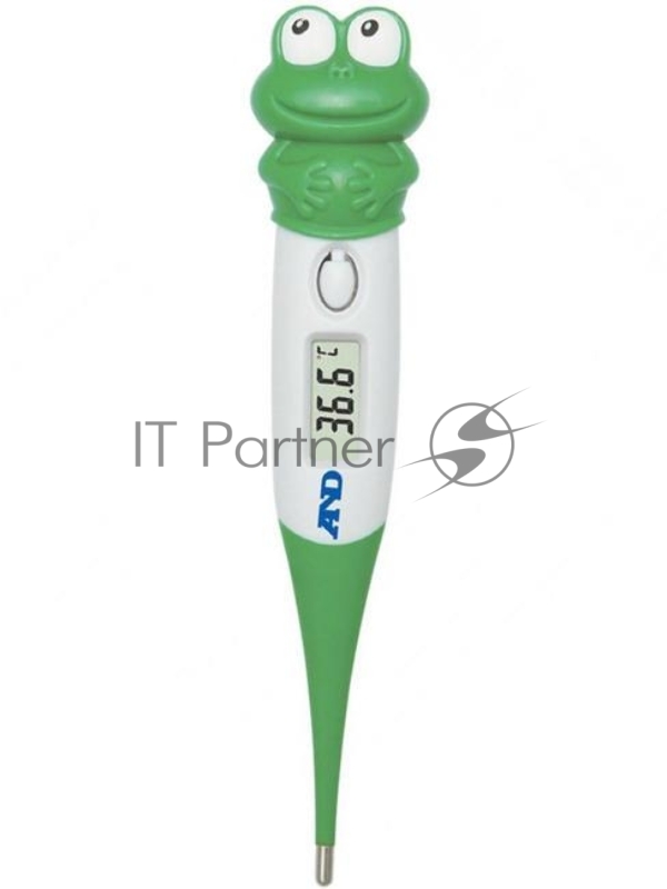 Термометр электронный A&D DT-624 Лягушка зеленый/белый
