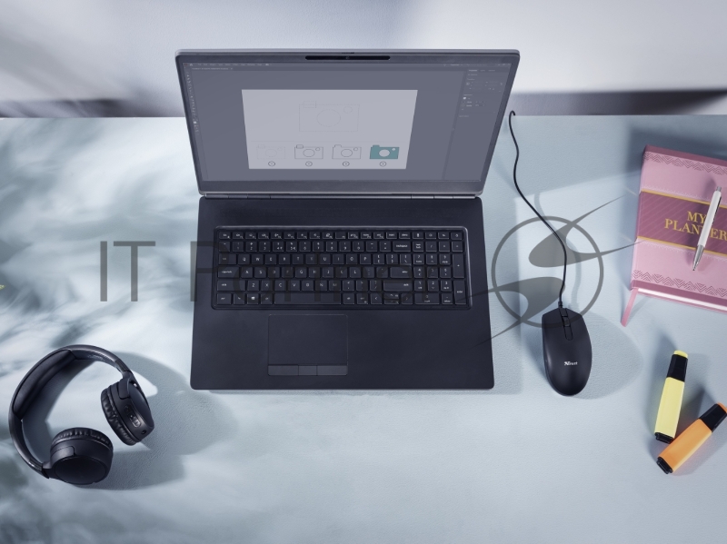 Проводная мышь Trust BASI WIRED MOUSE