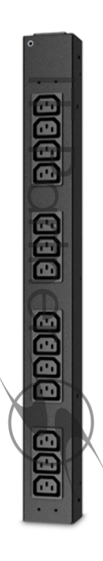 Блок распределения питания APC RACK PDU, BASIC, HALF HEIGHT, 100-240V/20A, 220-240V/16A, (14) C13