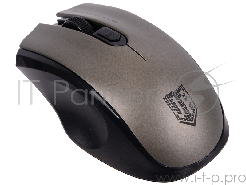 Клавиатуры, мыши Jet.A Comfort OM-U50G Grey {Беспроводная мышь, 800/1200/1600dpi, 3 кнопки, USB}