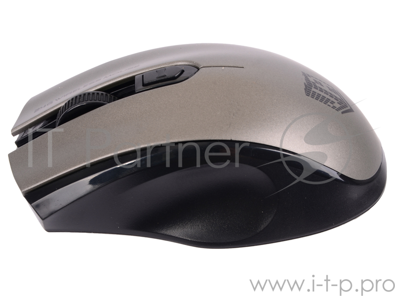 Клавиатуры, мыши Jet.A Comfort OM-U50G Grey {Беспроводная мышь, 800/1200/1600dpi, 3 кнопки, USB}